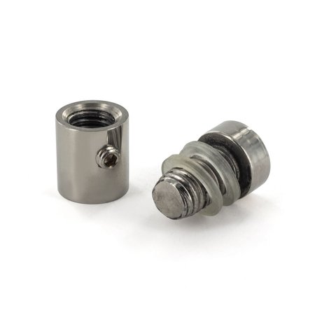 Outwater Round Standoffs, 1/2 in Bd L, Stainless Steel Plain, 1/2 in OD 3P1.56.00678